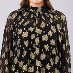 Noir Gold Luxe Top