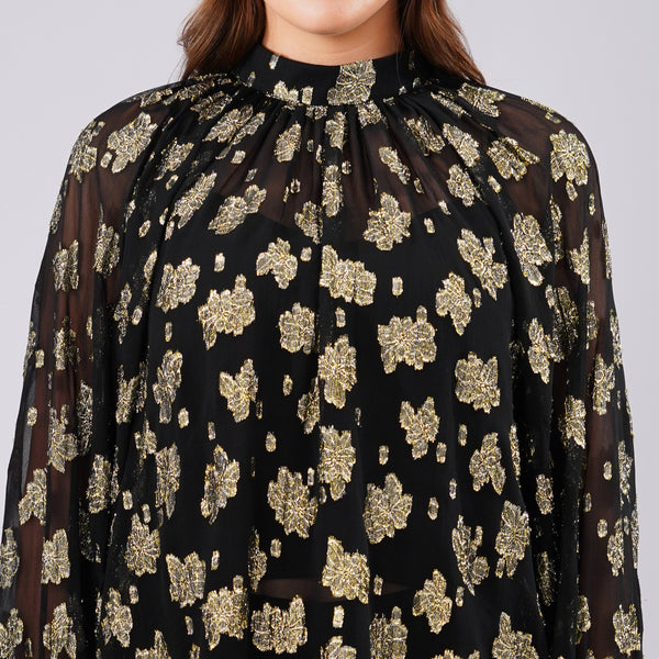 Noir Gold Luxe Top
