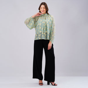 Mint Gold Aura Top
