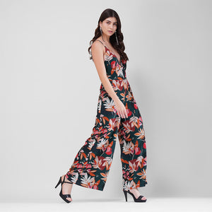 Tropical Nights Plunge Jumpsuit
