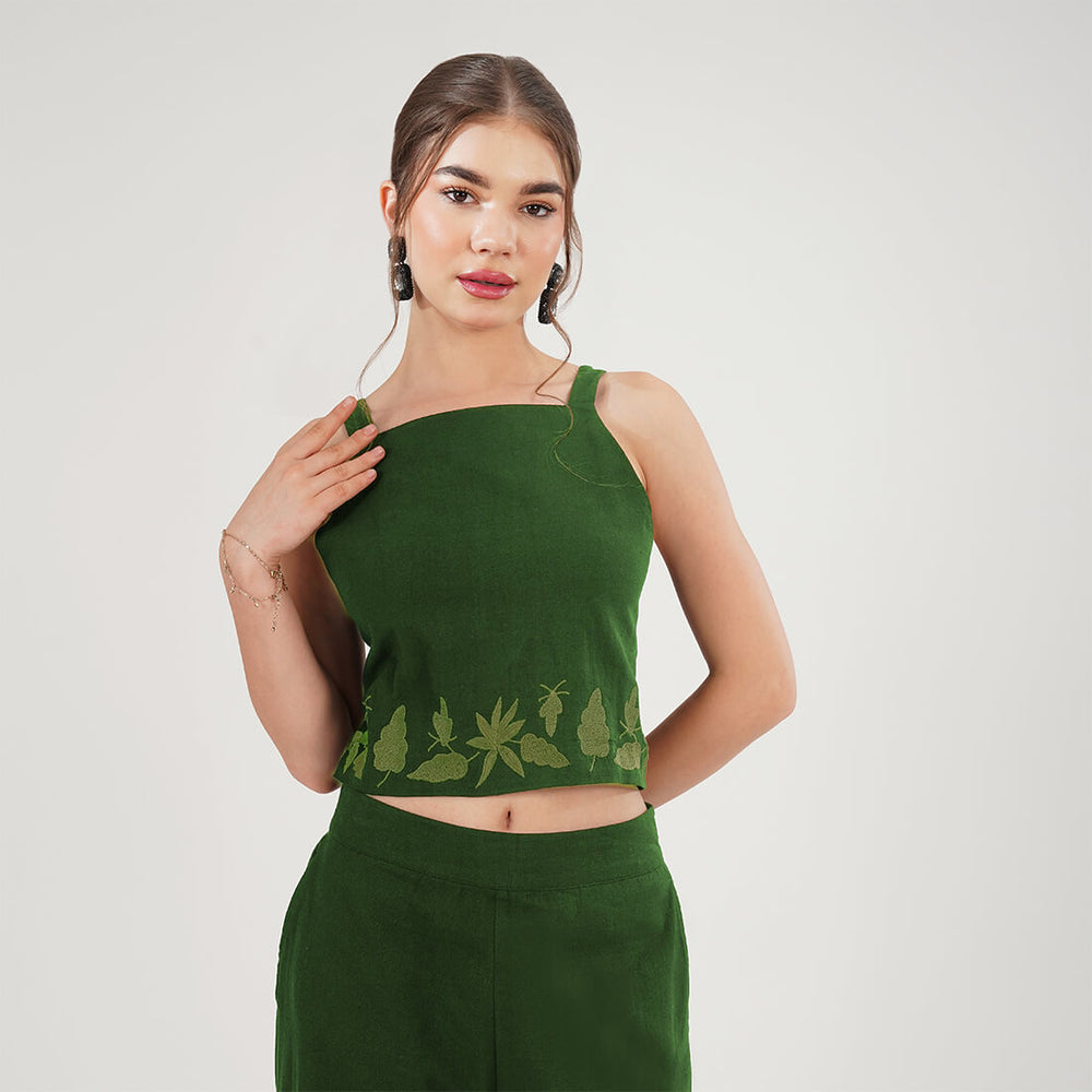 Botanic Charm Co-ord Set (Green)