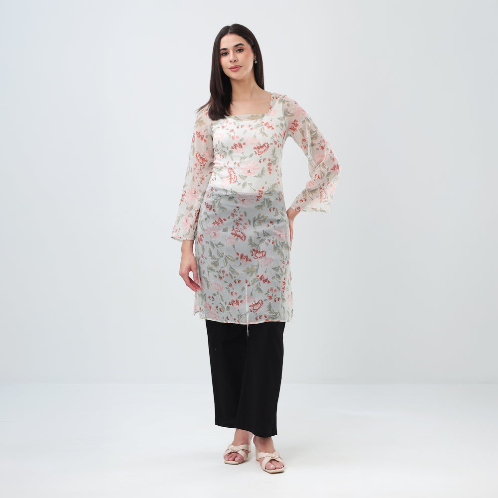 Floral Grace Kurti