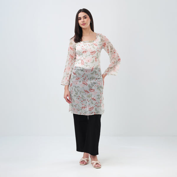 Floral Grace Kurti