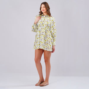Sunny Bloom Mini Dress