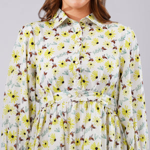 Sunny Bloom Mini Dress