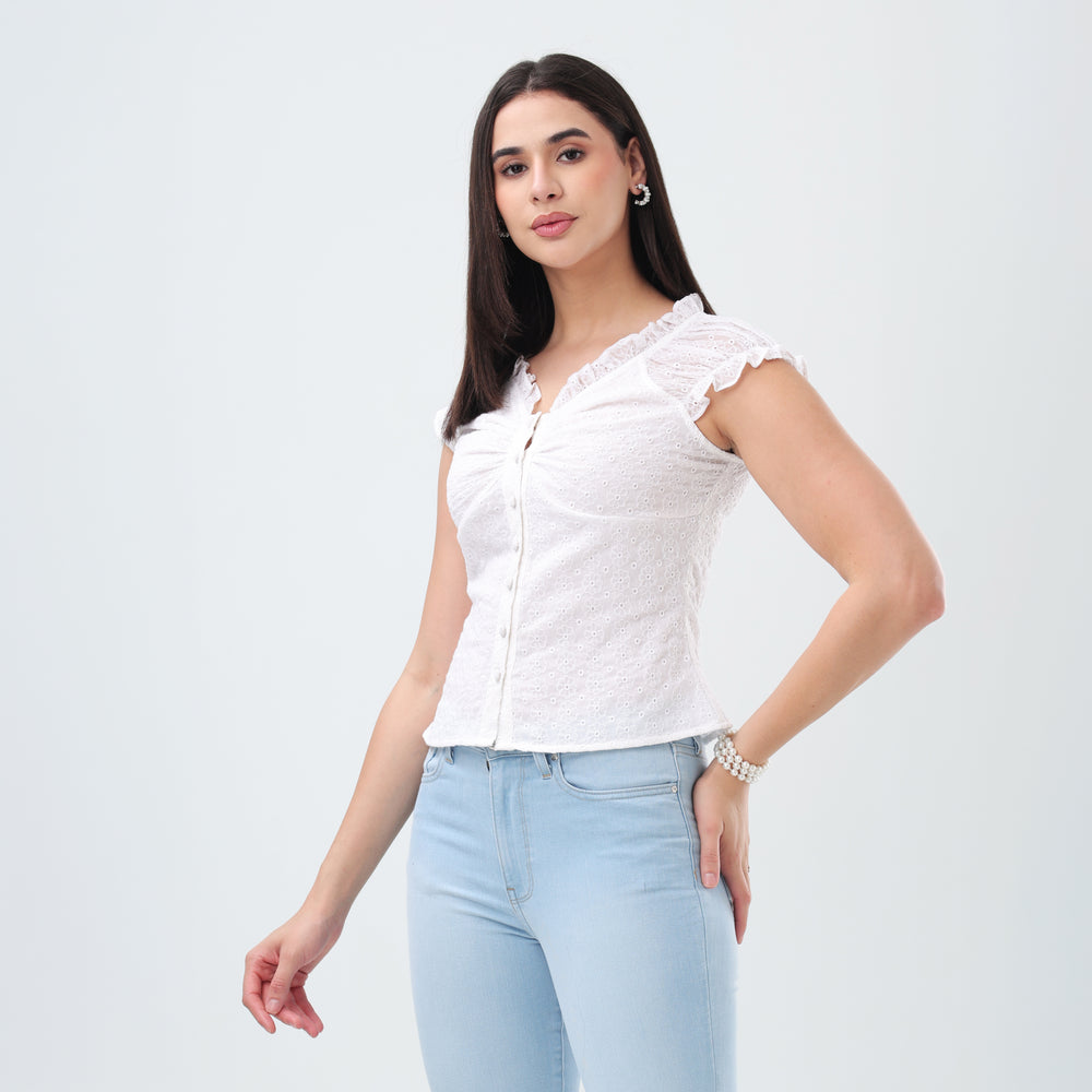 Eyelet dreamy Top