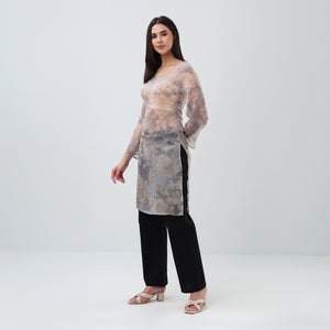 Cloudy Bloom Kurti