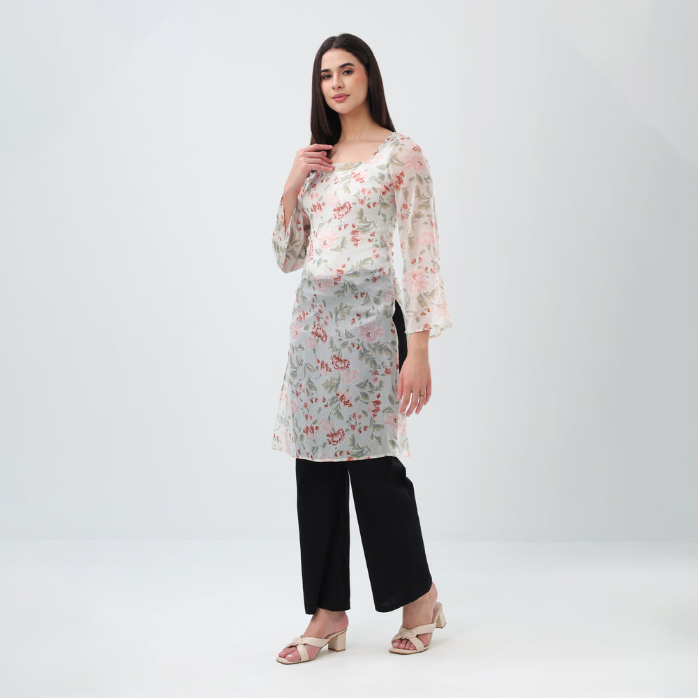 Floral Grace Kurti