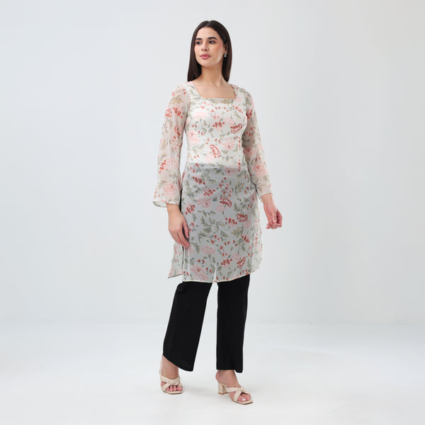 Floral Grace Kurti