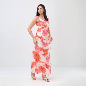 Petallia Ruffle Dress