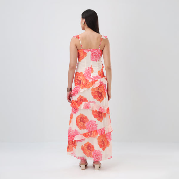 Petallia Ruffle Dress