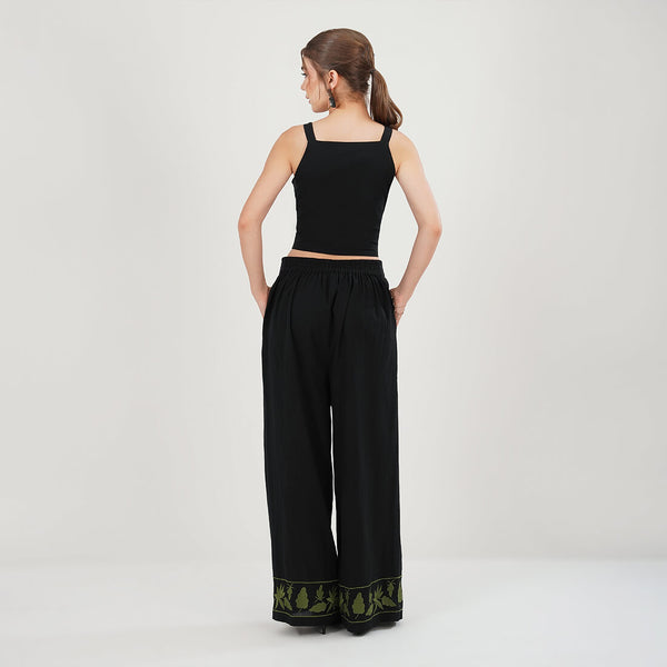 Botanic Charm Co-ord Set (Black)