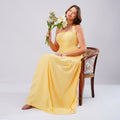 Golden Hour Halter Dress