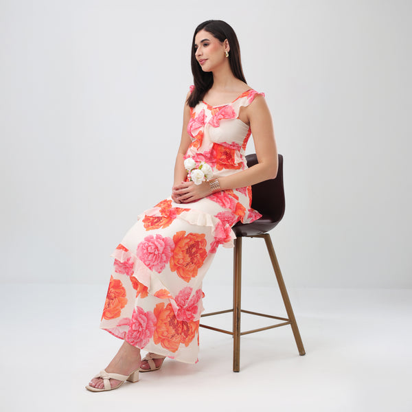 Petallia Ruffle Dress