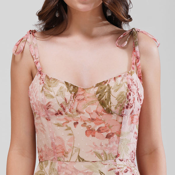 Blossom Layers Maxi Dress (Pastel floral)