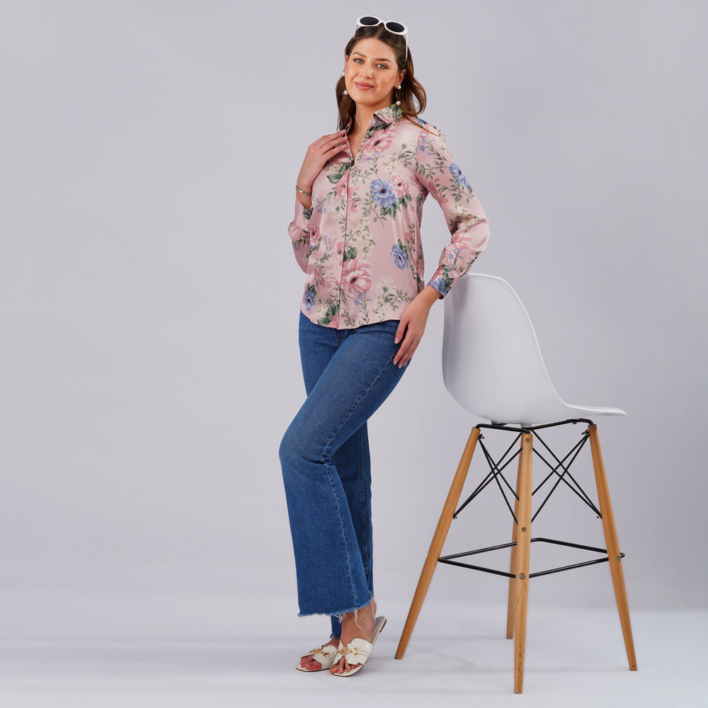 Pastel Bloom Floral Shirt
