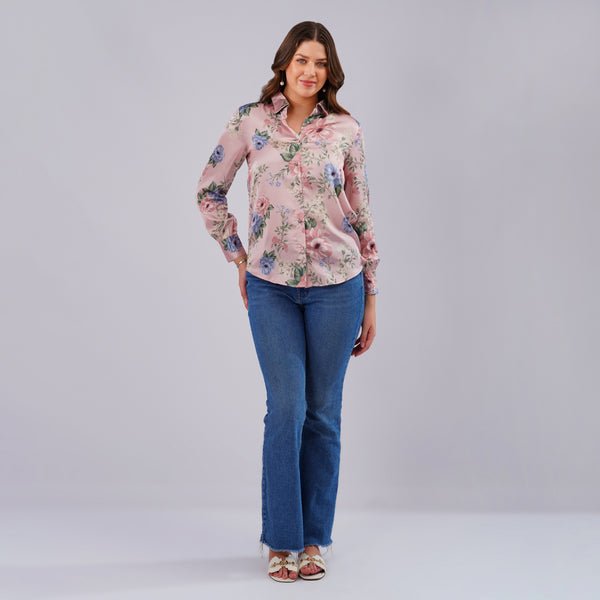 Pastel Bloom Floral Shirt