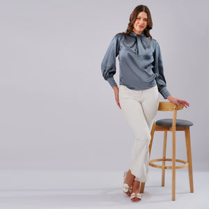 Midnight Luxe Satin Top