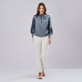 Midnight Luxe Satin Top