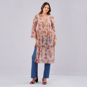 Soft Petals Floral Kurti