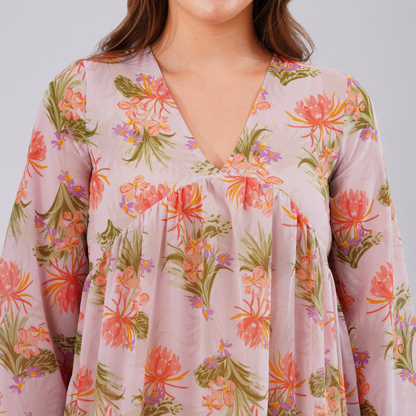 Soft Petals Floral Kurti