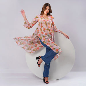 Soft Petals Floral Kurti