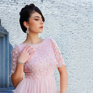 Blush Pink Sequin Dream Gown