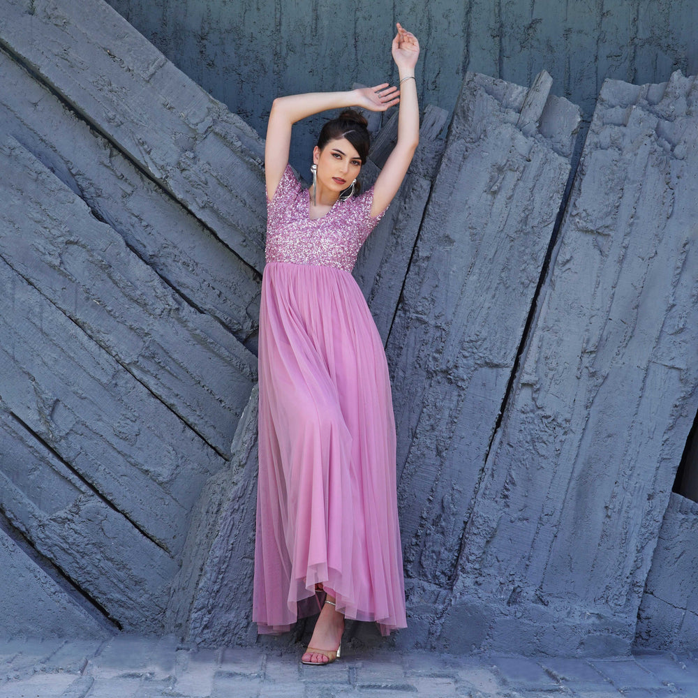 Rose Quartz Luxe Gown