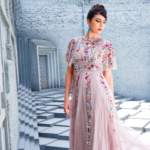 Enchanted Blossom Embellished Gown