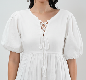 Noir Chic Co-ord Set (White)