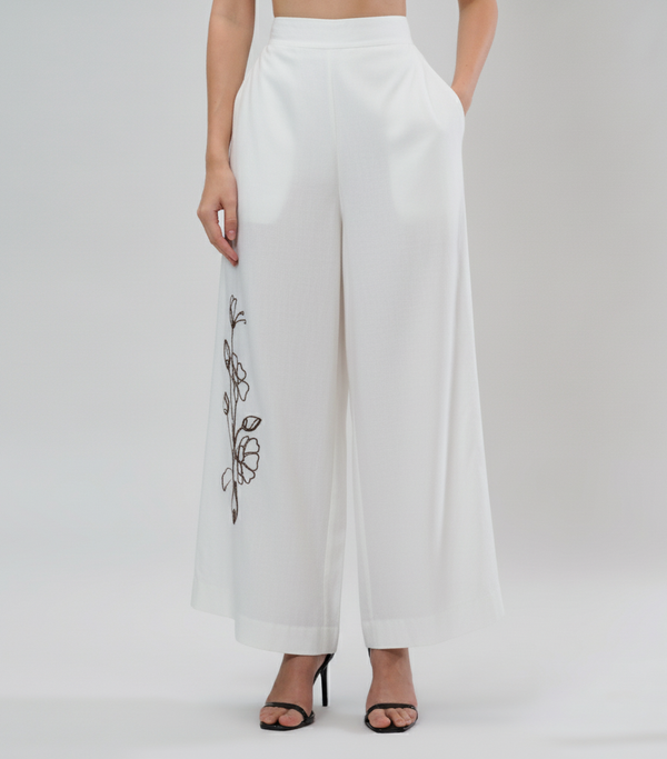 Noir Chic Co-ord Set (White)