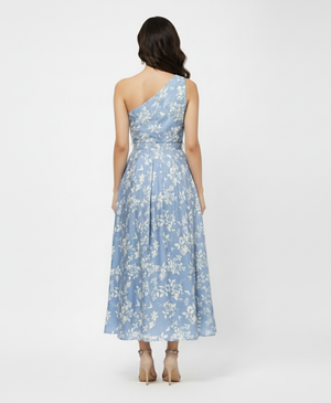 Enchanted One-Shoulder Floral Dress