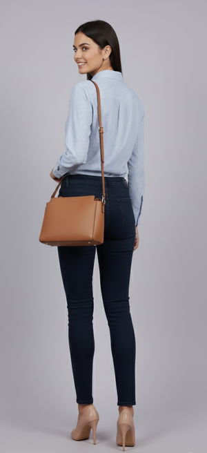 Stripe Floral Shirt (Sky Blue)