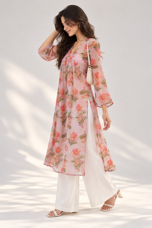 Soft Petals Floral Kurti