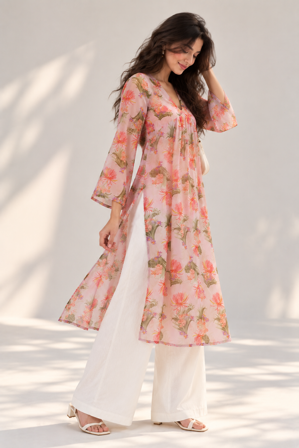 Soft Petals Floral Kurti
