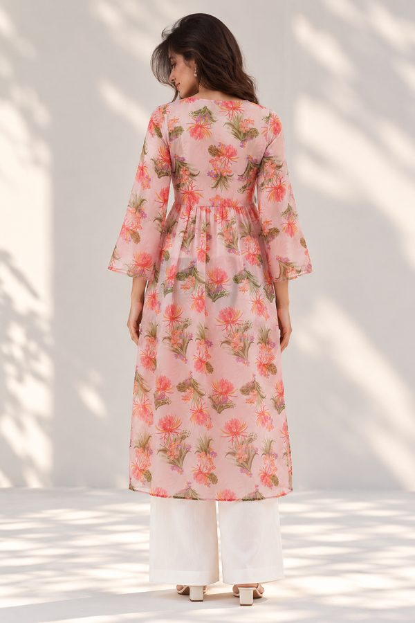 Soft Petals Floral Kurti