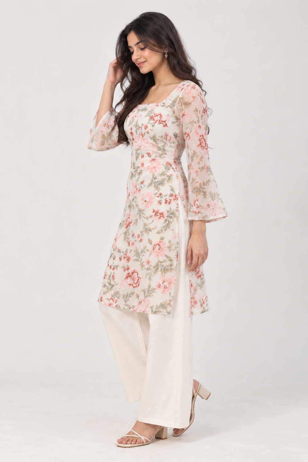 Floral Grace Kurti