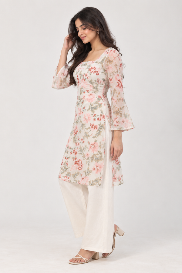 Floral Grace Kurti