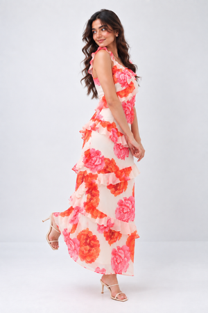 Petallia Ruffle Dress