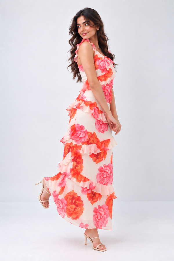 Petallia Ruffle Dress