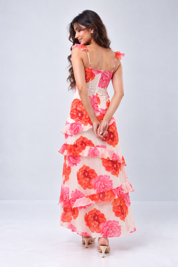 Petallia Ruffle Dress