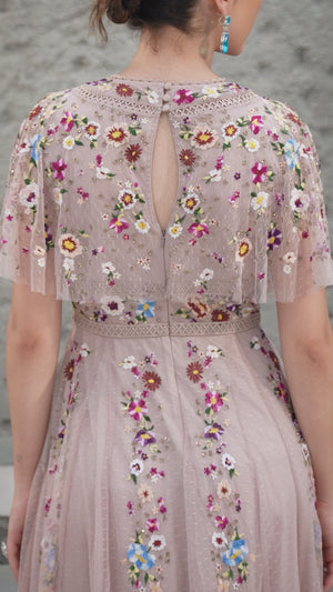 Enchanted Blossom Embellished Gown